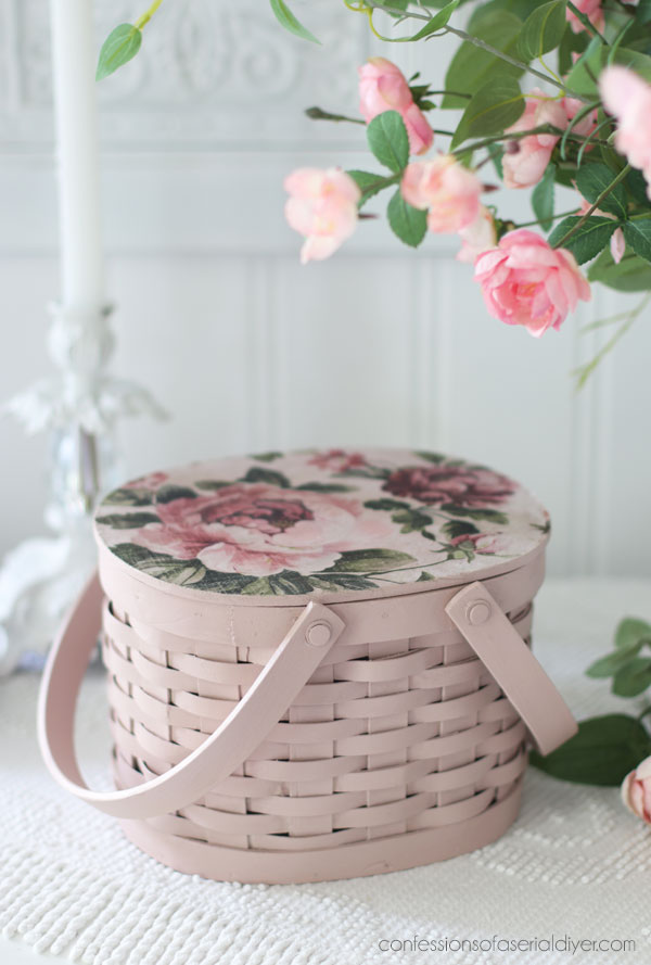 My favorite way to paint baskets!
