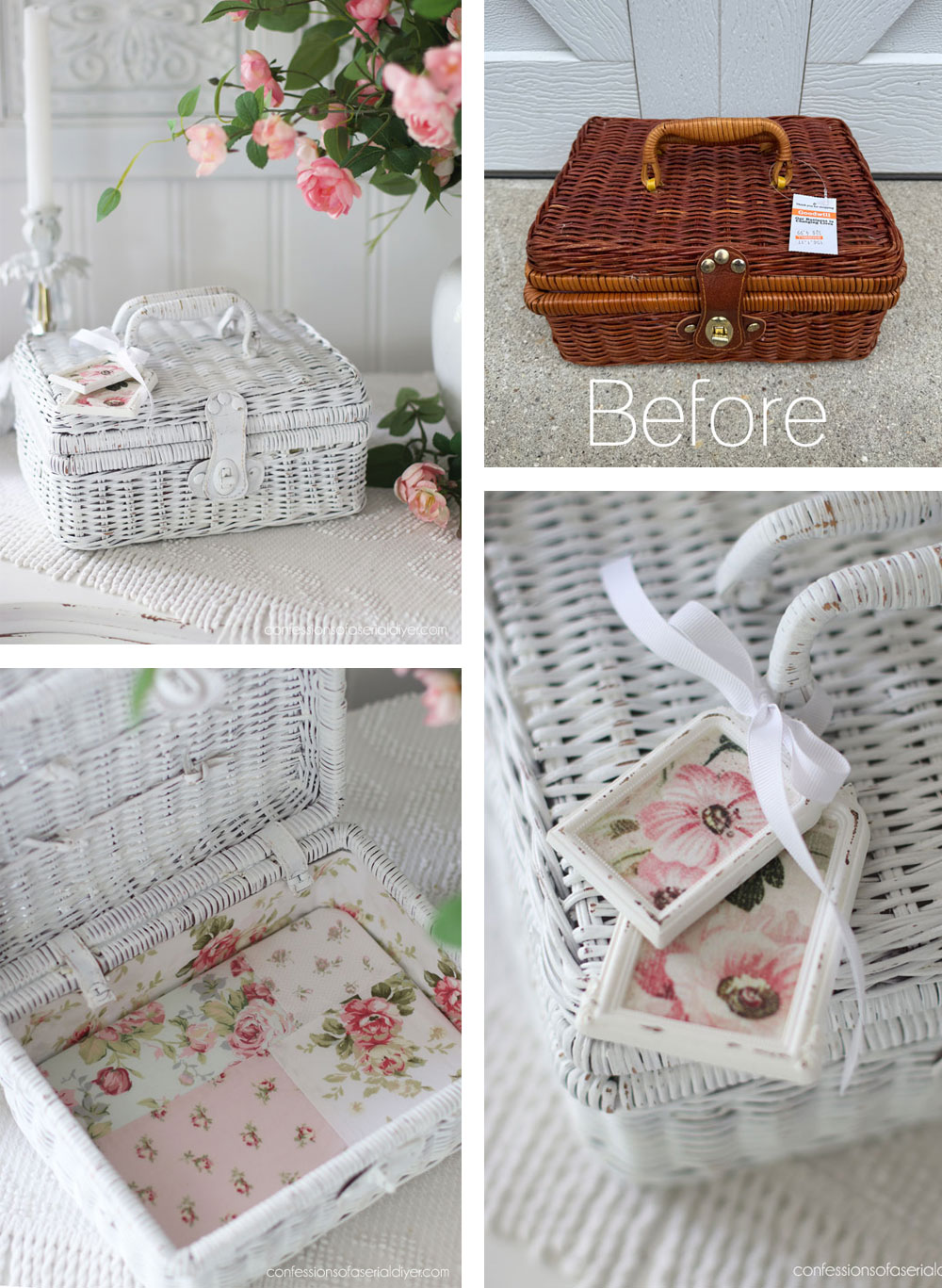 My favorite way to paint baskets!
