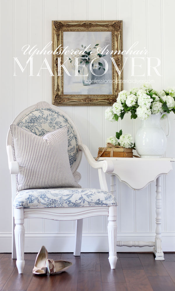 Upholstering a Louis Armchair