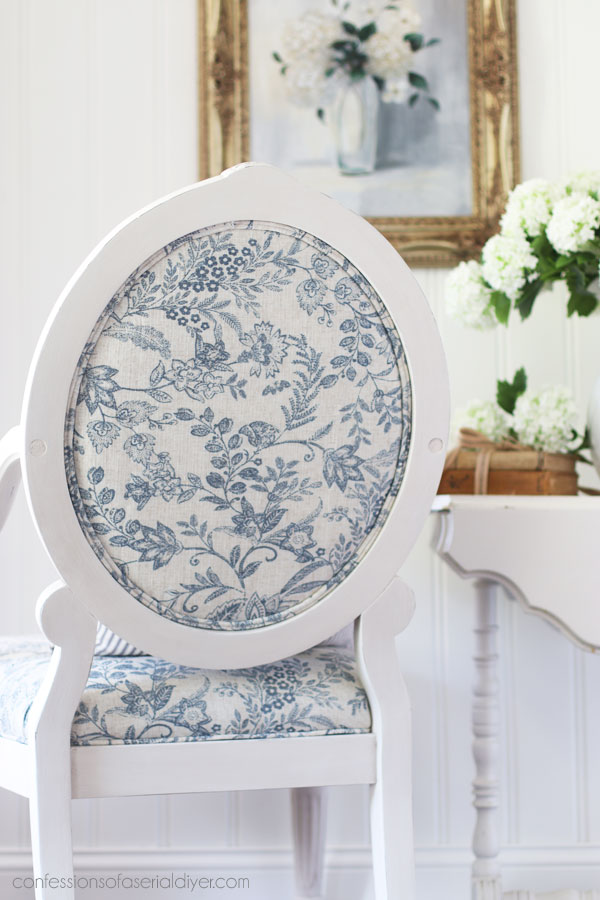 Upholstering a Louis Armchair