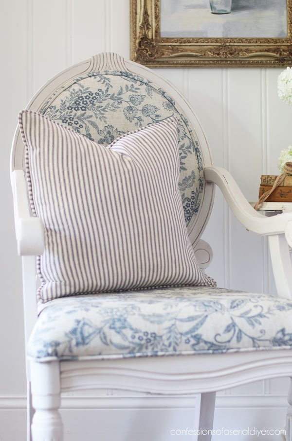Upholstering a Louis Armchair