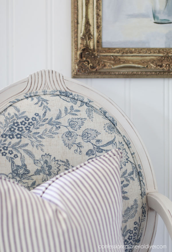 Upholstering a Louis Armchair
