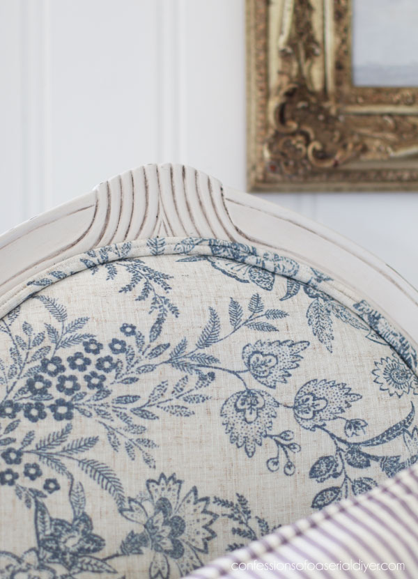 Upholstering a Louis Armchair