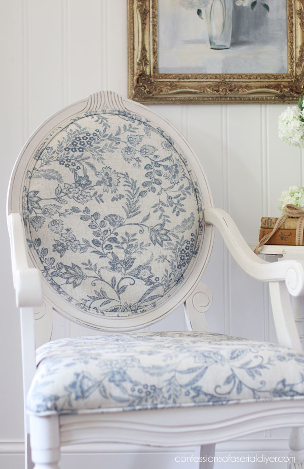 Upholstering a Louis Armchair