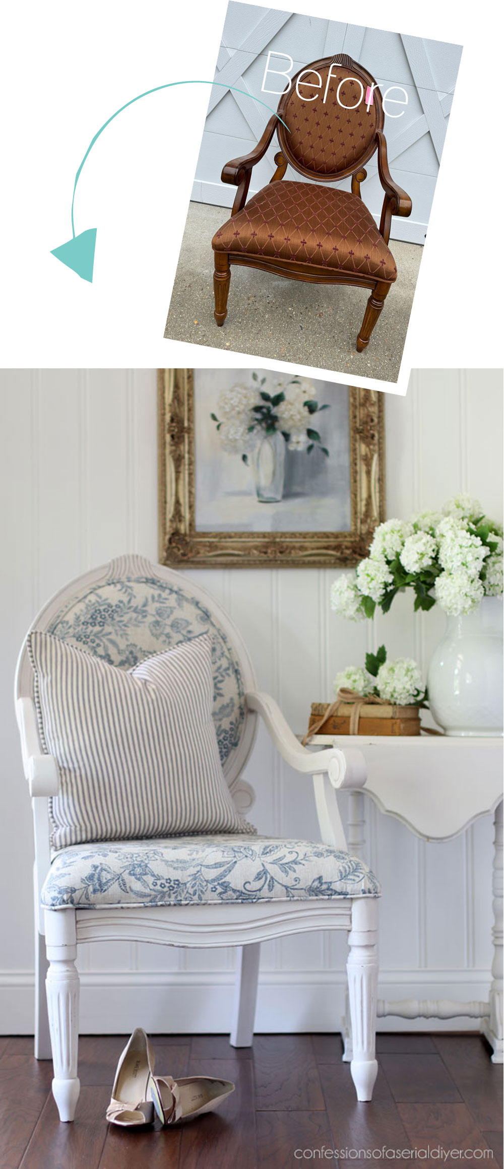Upholstering a Louis Armchair