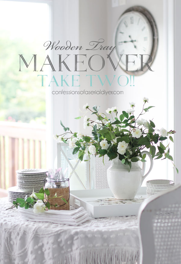 Wooden Tray Makekover