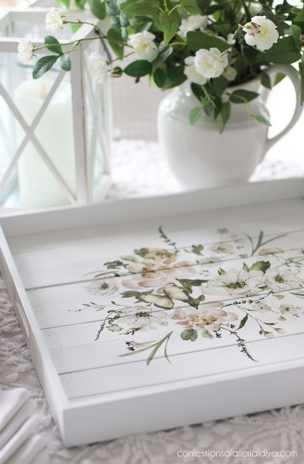 Wooden Tray Makekover