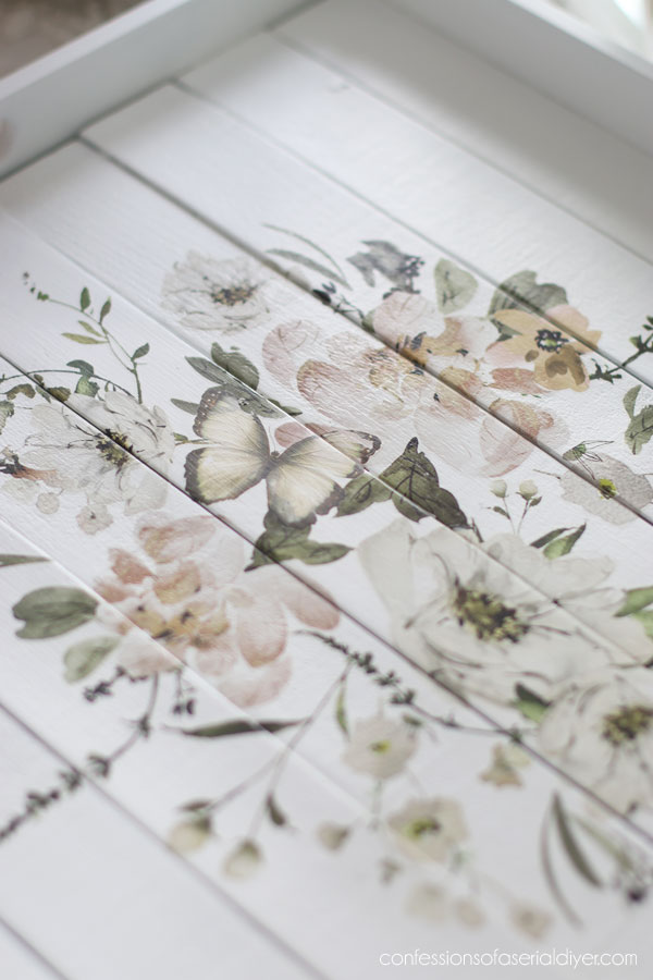 Wooden Tray Makekover
