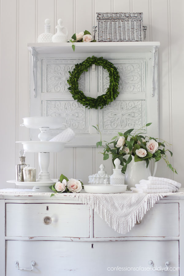 Repurpose a silver plated tray and server into a Tiered Tray