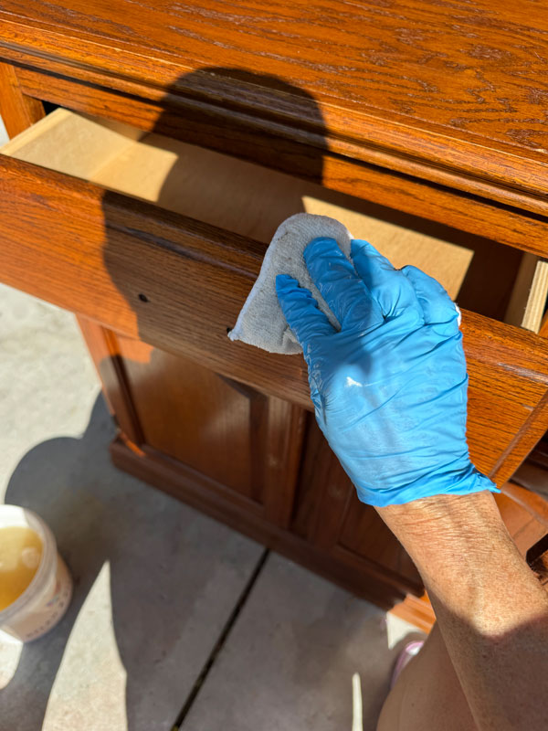 Give your furniture pieces the best prep for paint possible with Dixie Belle's white lightning.